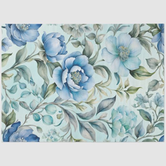 カラフルヴィンテージファブリックアートティッシュペーパー 薄葉紙 (正面)