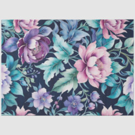 カラフルヴィンテージファブリックアートティッシュペーパー 薄葉紙