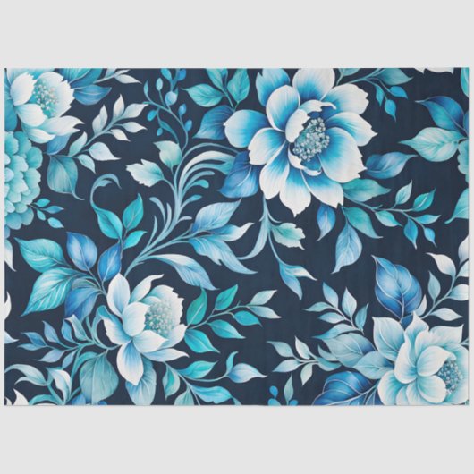 カラフルヴィンテージファブリックアートティッシュペーパー 薄葉紙 (正面)