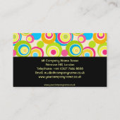 カラフルヴィンテージファンキー円名刺 名刺 (裏面)