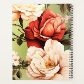 カラフルヴィンテージフローラバラ プランナー手帳 (裏面)