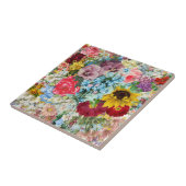 カラフルヴィンテージフローラ タイル (側面)