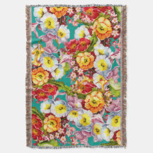 カラフルヴィンテージプリムローズフローラ春パターン