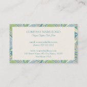 カラフルヴィンテージペイズリーパターン 名刺 (裏面)