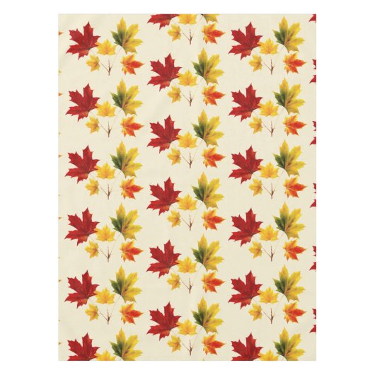 カラフルヴィンテージメー葉プル テーブルクロス (正面)