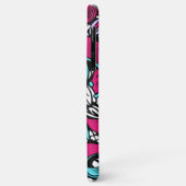 カラフルヴィンテージリパーソナライズされたボンiPhoneケース Case-Mate iPhoneケース (裏面/左)