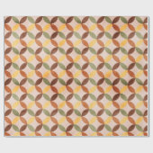 カラフルヴィンテージレトロミッドセンチュリーモダン ラッピングペーパー (フラット)