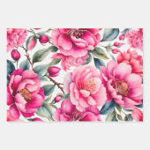 カラフルヴィンテージ布アートラッピング紙シート ラッピングペーパーシート (正面2)