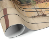 カラフルヴィンテージ建物 – ベトナム語、古代，  ラッピングペーパー (ロールコーナー)