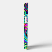 カラフルヴィンテージ抽象芸術フローラ旋回Collage 2 Case-Mate iPhoneケース (裏面 / 右)