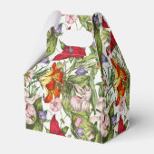 カラフルヴィンテージ水彩花模様 フェイバーボックス (裏面サイド)