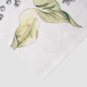 カラフルヴィンテージ水色フローラ 薄葉紙 (詳細)