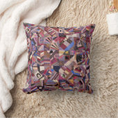 カラフルヴィンテージ熱狂するキルト クッション (ブランケット)