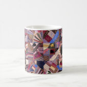 カラフルヴィンテージ熱狂するキルト コーヒーマグカップ (中央)