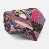 カラフルヴィンテージ熱狂するキルト ネクタイ (ロール)