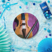 カラフルヴィンテージ紙プレート – ヴィオラ ペーパープレート (パーティー)