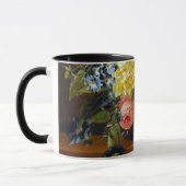 カラフルヴィンテージ花アー絵画ツ マグカップ (左)