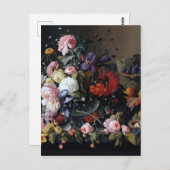 カラフルヴィンテージ花瓶アー絵画トクラシック ポストカード (正面/裏面)