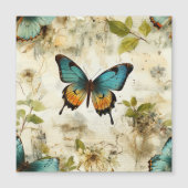 カラフルヴィンテージ蝶と花(1) (正面)