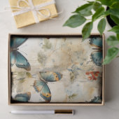 カラフルヴィンテージ蝶と花(11) 薄葉紙 (ギフト)