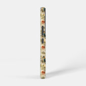 カラフルヴィンテージ蝶と花(11) SAMSUNG GALAXYケース (右側面)