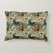 カラフルヴィンテージ蝶と花(5) アクセントクッション (裏面)