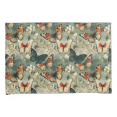 カラフルヴィンテージ蝶と花(5) 枕カバー (正面右)