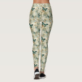 カラフルヴィンテージ蝶と花(6) レギンス (裏面)