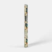 カラフルヴィンテージ蝶と花(6) SAMSUNG GALAXYケース (右側面)