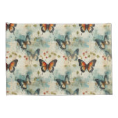 カラフルヴィンテージ蝶と花(7) 枕カバー (裏面-右)