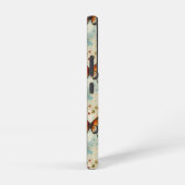 カラフルヴィンテージ蝶と花(7) SAMSUNG GALAXYケース (右側面)