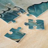 カラフルヴィンテージ蝶と花(9) ジグソーパズル (側面)