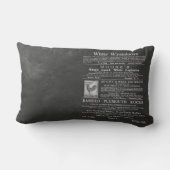 カラフルヴィンテージ装飾用クッション ランバークッション (裏面)