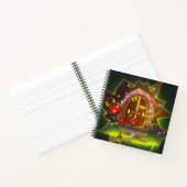 カラフルヴィンテージ詳細グラフィックノートブック ノートブック (内部)