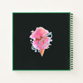 カラフルヴィンテージ詳細グラフィックノートブック ノートブック (裏面)