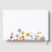 カラフルヴィンテージ野結婚花 ゲストブック (裏面)