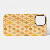 カラフルヴィンテージ:抽象芸術パターン。 iPhoneケース (裏面横)