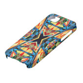 カラフル万華鏡のように千変万化するパターン回路背景 Case-Mate iPhoneケース (下部)