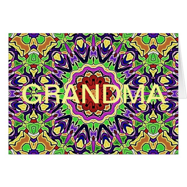 カラフル万華鏡のように千変万化するパターン (正面横)