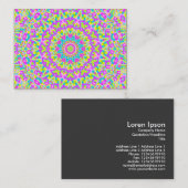 カラフル万華鏡のように千変万化するパターン010 名刺 (正面/裏面)