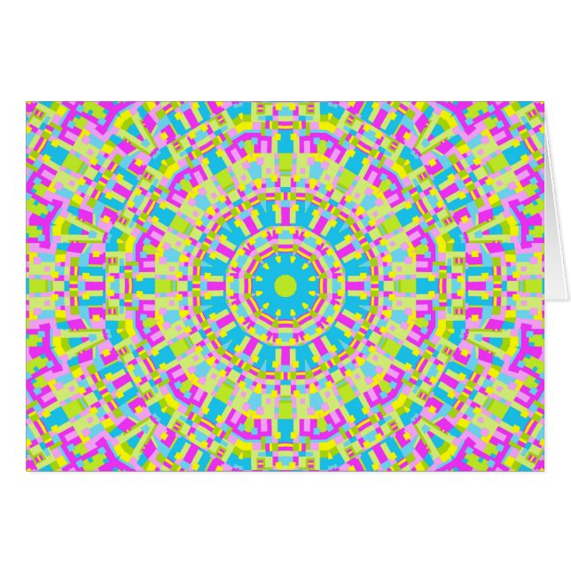 カラフル万華鏡のように千変万化するパターン06 (正面横)