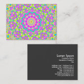 カラフル万華鏡のように千変万化するパターン09 名刺 (正面/裏面)