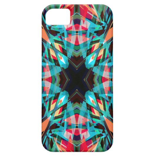 カラフル万華鏡のように千変万化するパターン Case-Mate iPhoneケース (裏面)