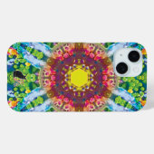 カラフル万華鏡 iPhoneケース Case-Mate iPhoneケース (裏面 (横))