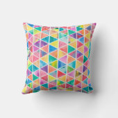 カラフル三モダン角芸術的形 クッション (裏面)