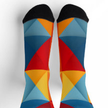 カラフル三角形の背景