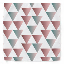 カラフル三角形オンブレ3トーンジオメトリック