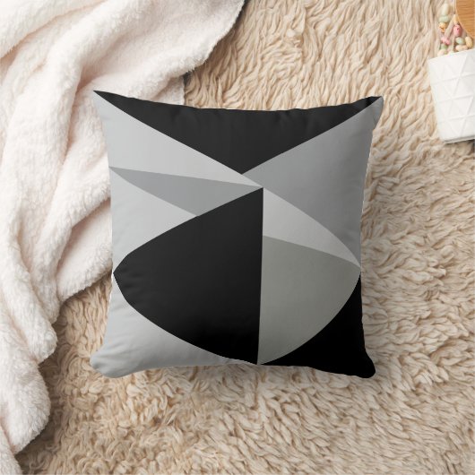 カラフル三角形パターンデザイン クッション (ブランケット)