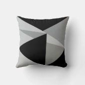 カラフル三角形パターンデザイン クッション (裏面)