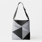 カラフル三角形パターンデザイン クロスボディバッグ (裏面)